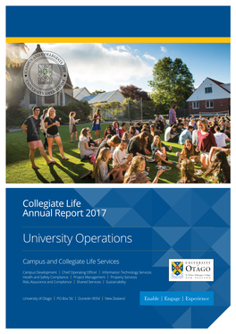 Collegiate Life Annual Report 2017