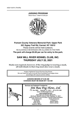 Saw Mill River Kennel Club, Inc