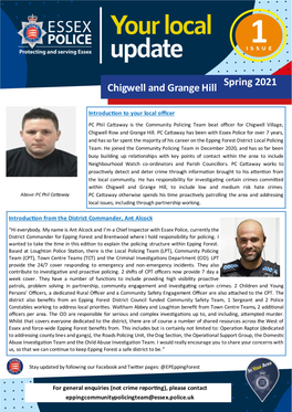 Spring 2021 Chigwell and Grange Hill