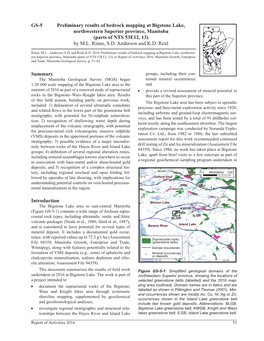 Preliminary Results of Bedrock Mapping at Bigstone Lake, Northwestern Superior Province, Manitoba (Parts of NTS 53E12, 13) by M.L