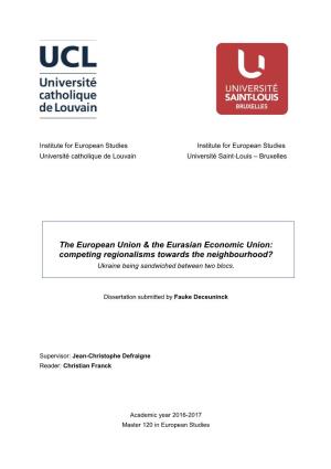 The European Union & the Eurasian Economic Union