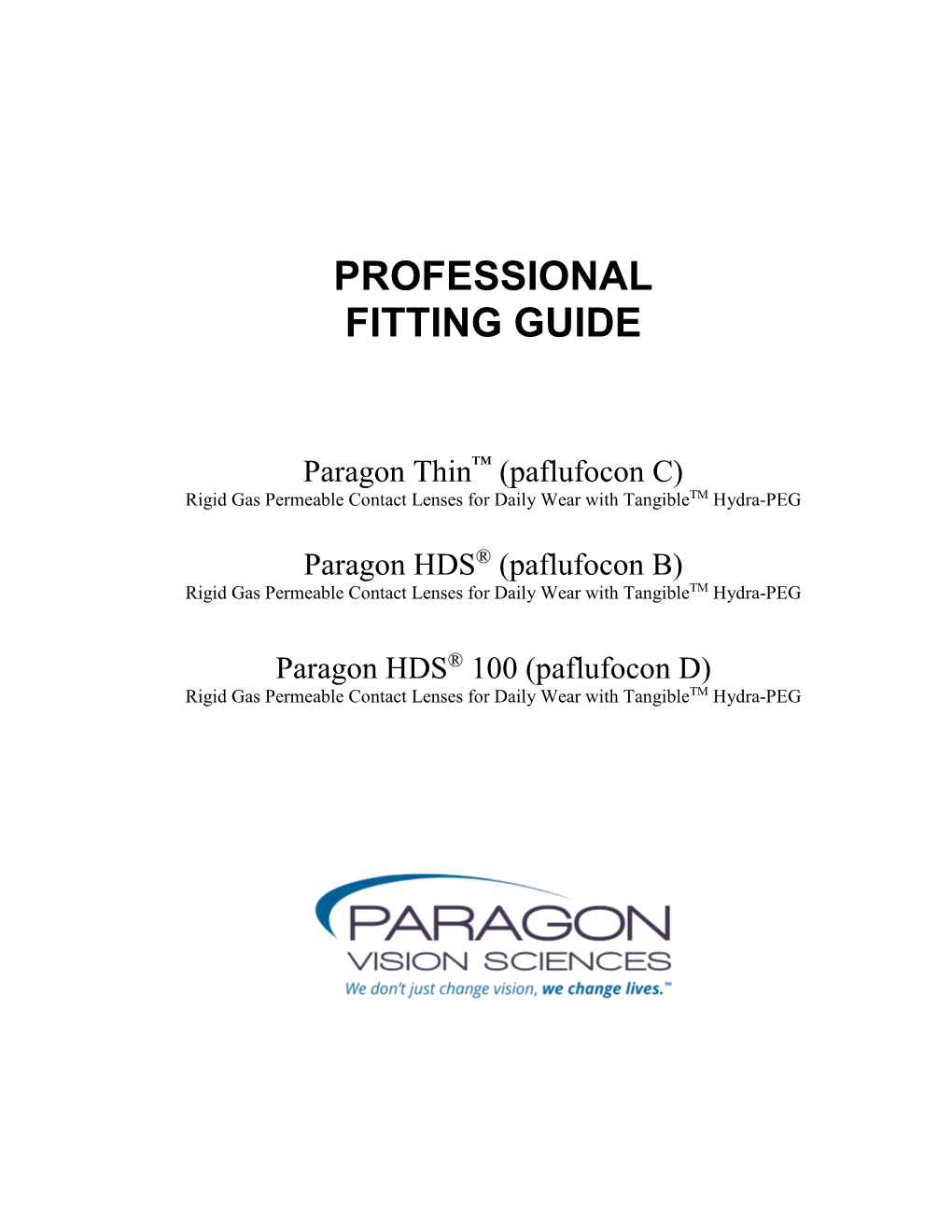 Professional Fitting Guide