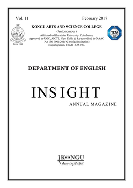 Insight Annual Magazine