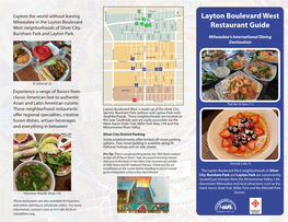 Layton Boulevard West Restaurant Guide