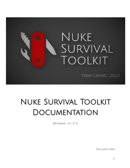Nuke Survival Toolkit Documentation