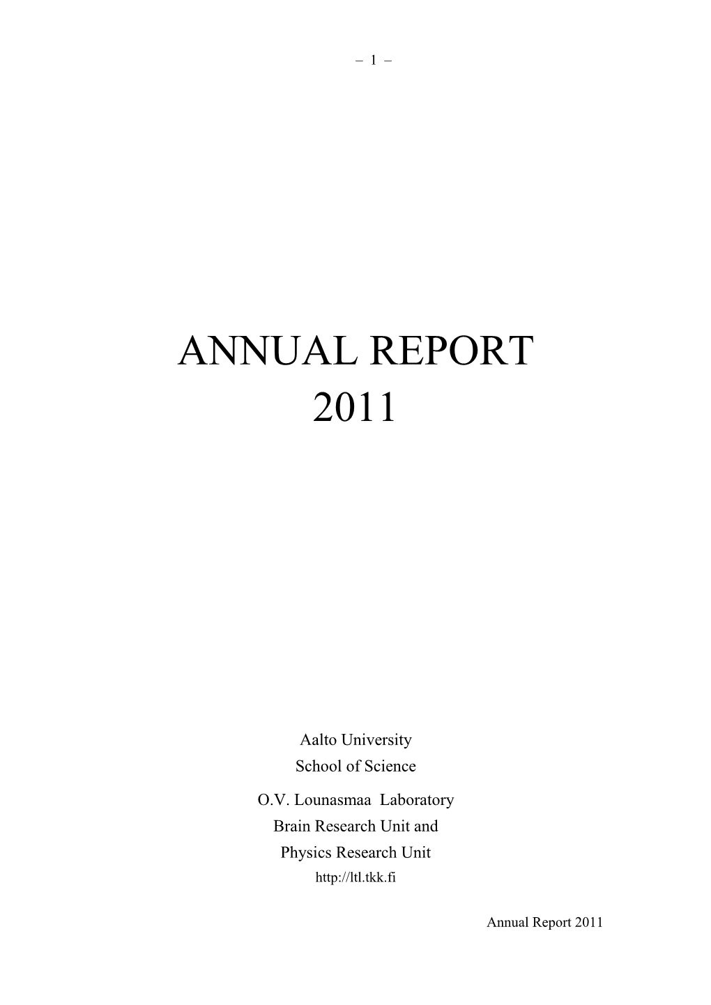 Annual Report 2011