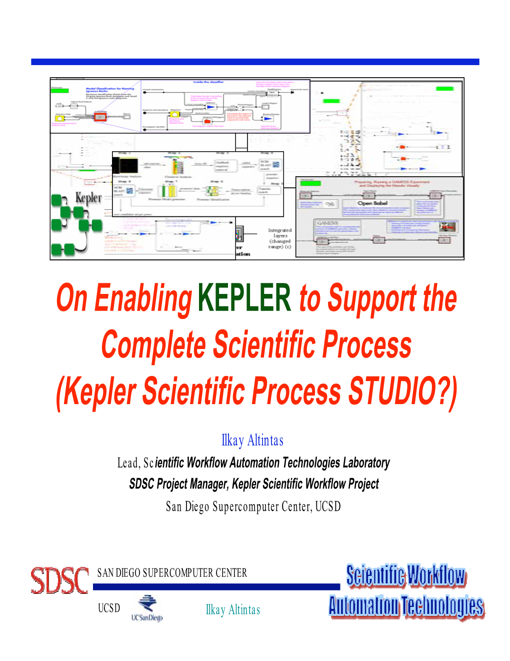 Kepler Scientific Process STUDIO?