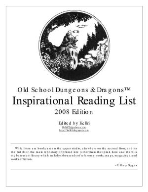 Inspirational Reading List 2008 Edition