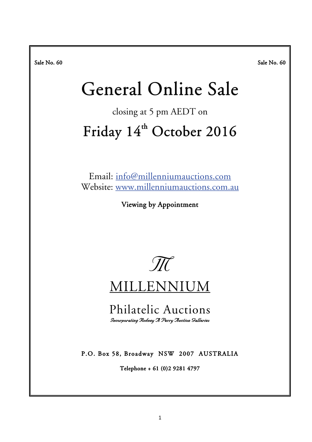 General Online Sale