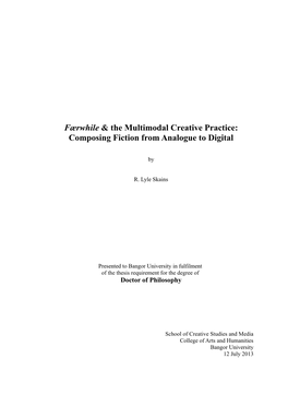 Færwhile & the Multimodal Creative Practice