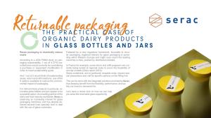 The Practical Case of Organic Dairy Products in Glass Bottles and Jars