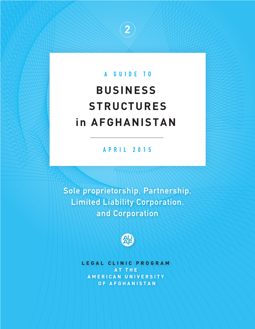 BUSINESS STRUCTURES in AFGHANISTAN 2