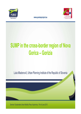 SUMP in the Cross-Border Region of Nova Gorica – Gorizia