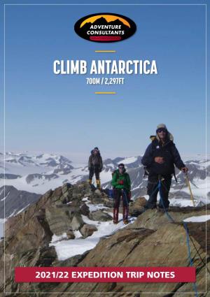 Climb Antarctica 700M / 2,297Ft