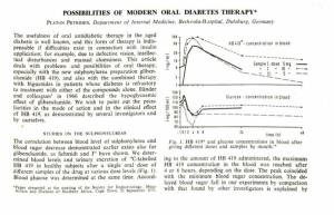 Possibilities of Modern Oral Diabetes Therapy*