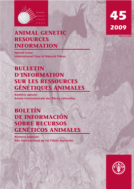 Animal Genetic Resources Information Bulletin D