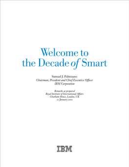 Welcome to the Decadeof Smart