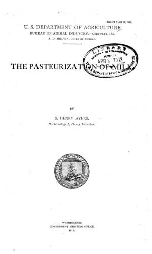 The Pasteurization of Milk