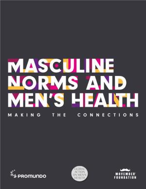 Masculine Norms and Men's Health