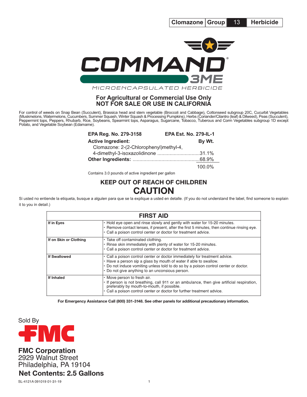 Command Geographical Areas