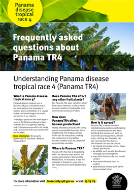 Frequently Asked Questions About Panama TR4