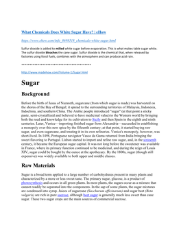 White Sugar Have? | Ehow