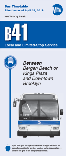 B41 Local and Limited-Stop Service