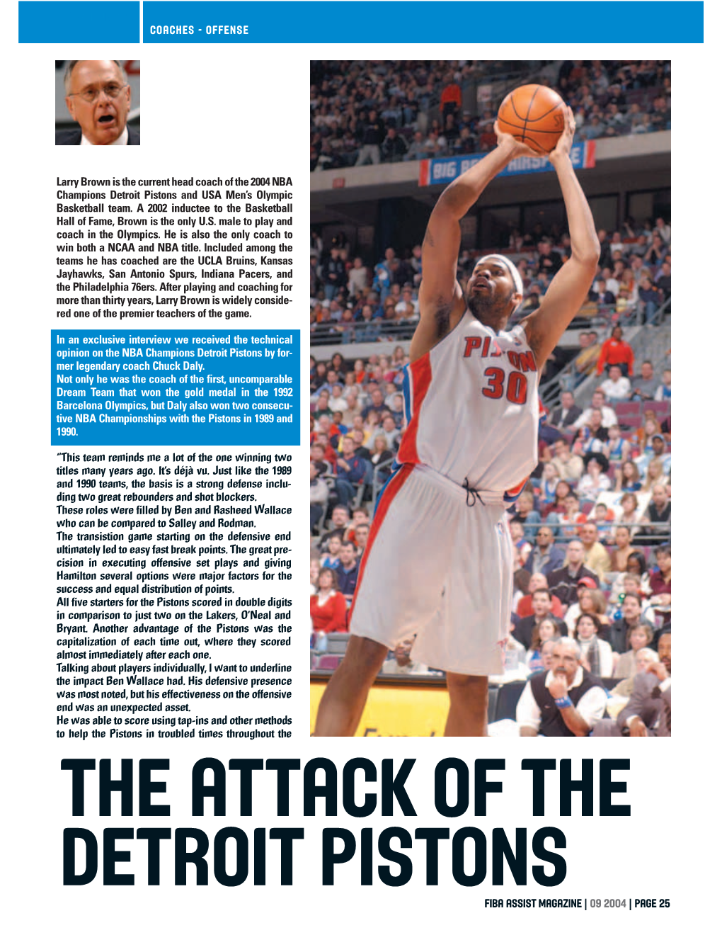 THE ATTACK of the Detroit Pistons