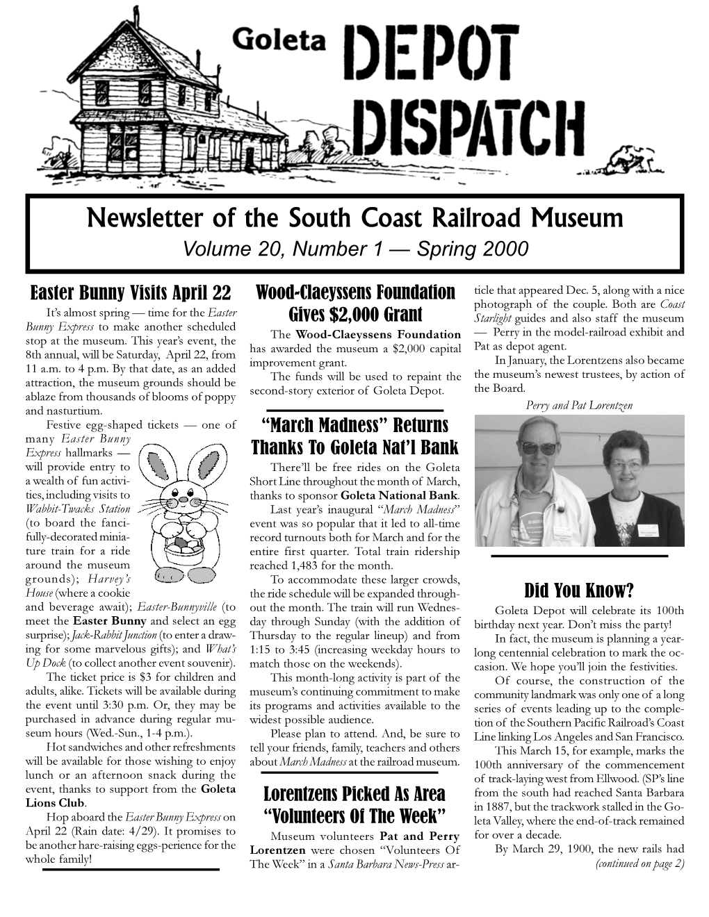 Depot Dispatch Volume 20 Number1