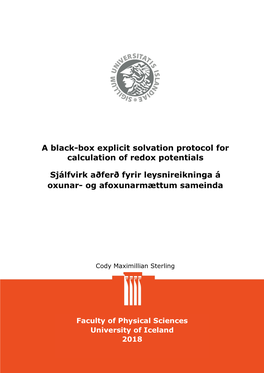 A Black-Box Explicit Solvation Protocol for Calculation of Redox Potentials