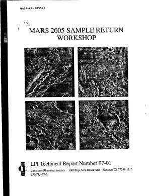 Mars 2005 Sample Ri ;'Furn Workshop