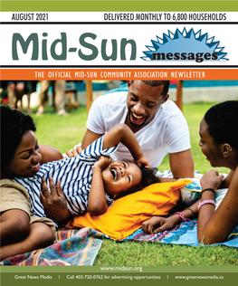 Mid-Sun Messages the OFFICIAL MID-SUN COMMUNITY ASSOCIATION NEWSLETTER