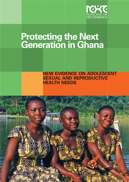 New Evidence on ADOLESCENT SEXUAL and REPRODUCTIVE HEALTH NEEDS
