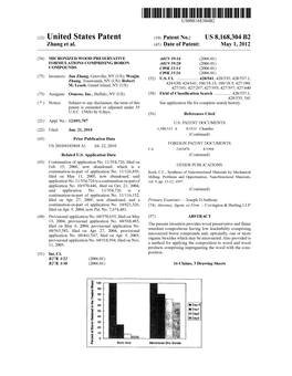 (12) United States Patent (10) Patent No.: US 8,168,304 B2 Zhang Et Al