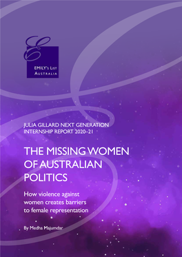 The Missing Women of Australian Politics