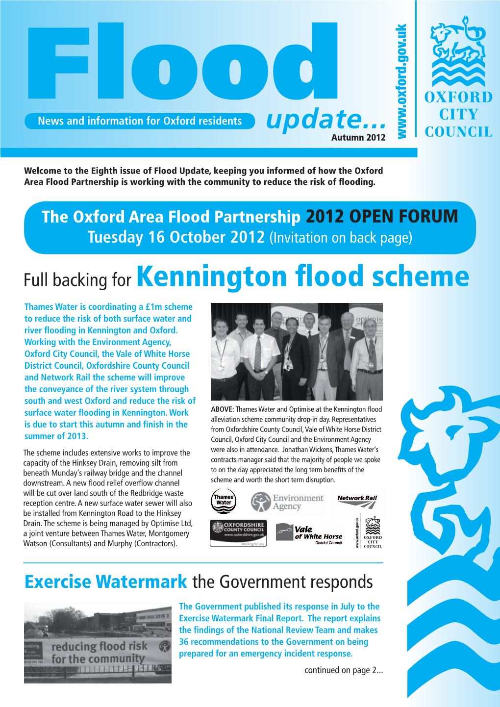 Full Backing for Kennington Flood Scheme