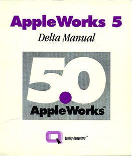 Appleworks 5 Delta Manual Plus Index and Update