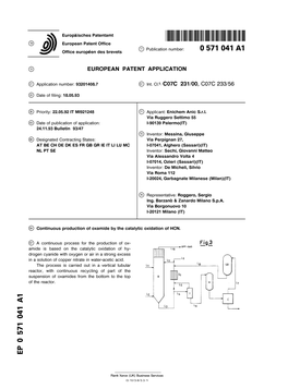 Continuous Production of Oxamide by the Catalytic Oxidation of HCN