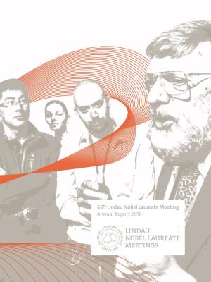 66Th Lindau Nobel Laureate Meeting Annual Report 2016