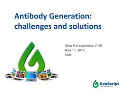 Antibody Generation: Challenges and Solutions