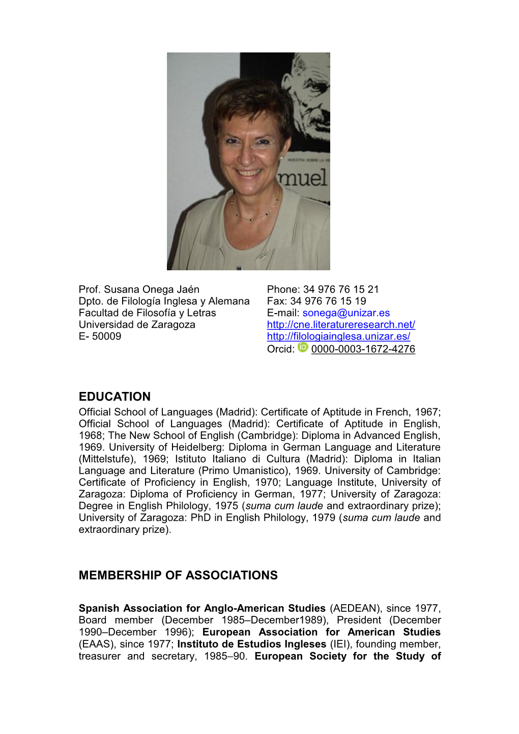 Education Membership of Associations