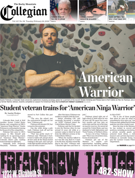 Student Veteran Trains for 'American Ninja Warrior'