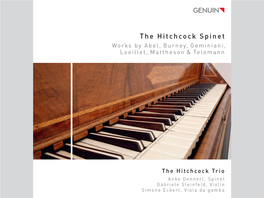 The Hitchcock Spinet Works by Abel, Burney, Geminiani, Loeillet, Mattheson & Telemann