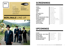 Screenings Upcomings Berlinale LINE-UP