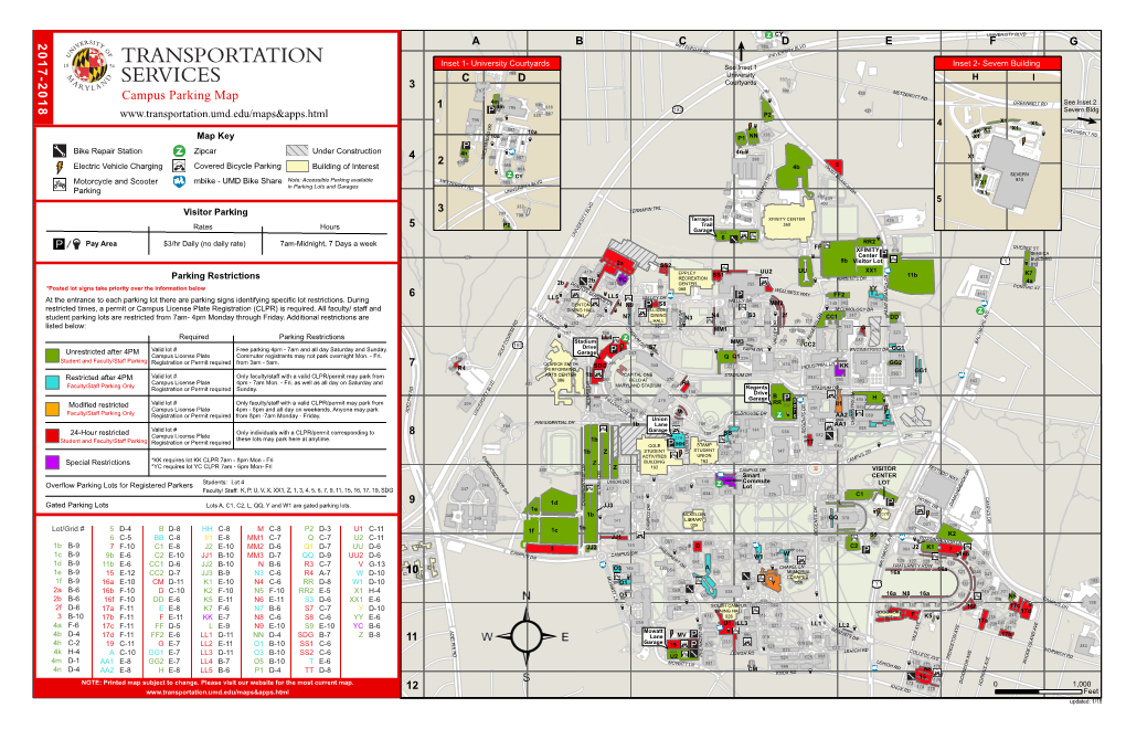 2 0 1 8 Campus Parking