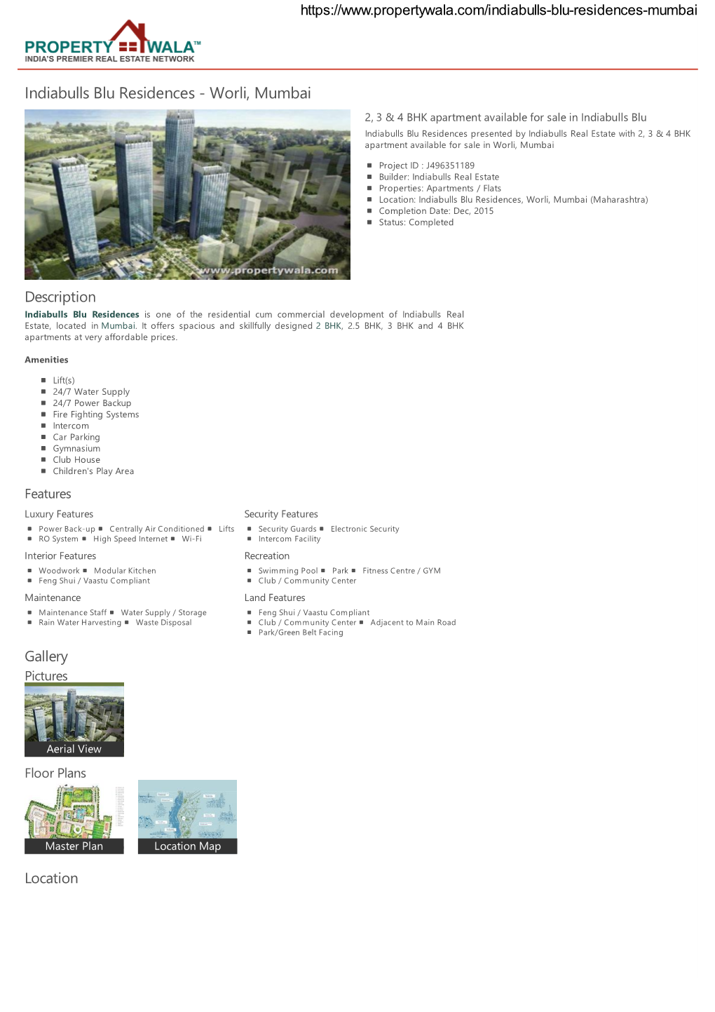 Indiabulls Blu Residences