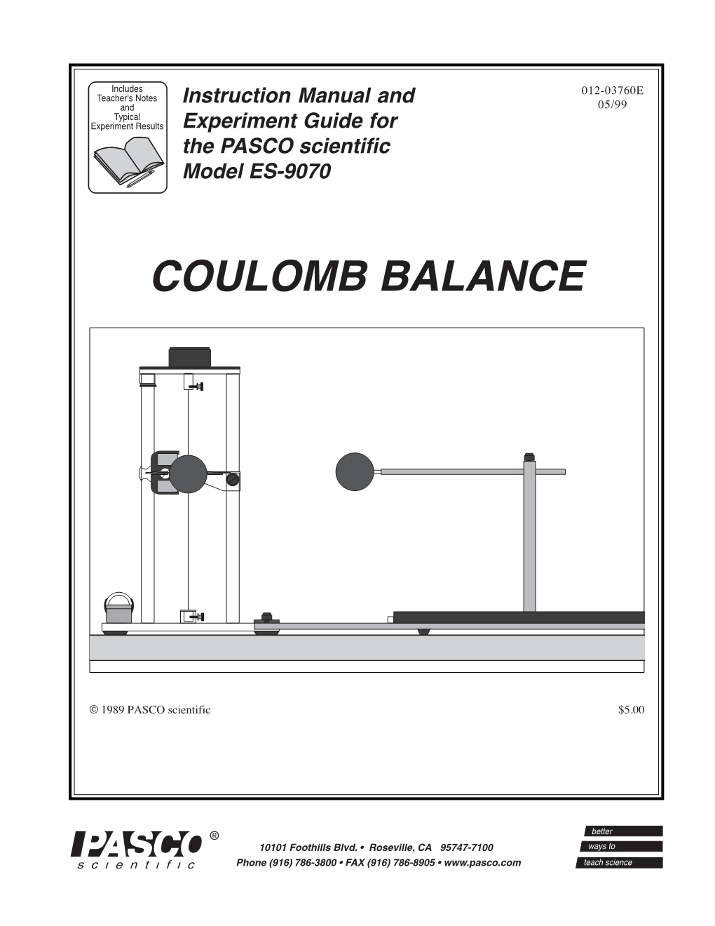 Coulomb Balance