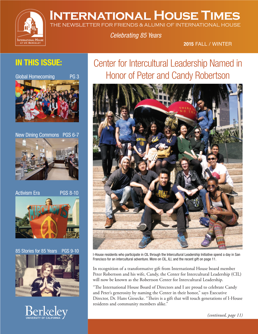 International House Times Fall 2015