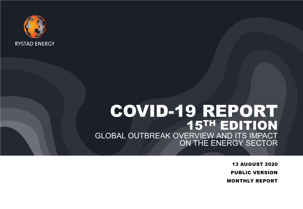 Covid-19 Report 15—Rystad Energy