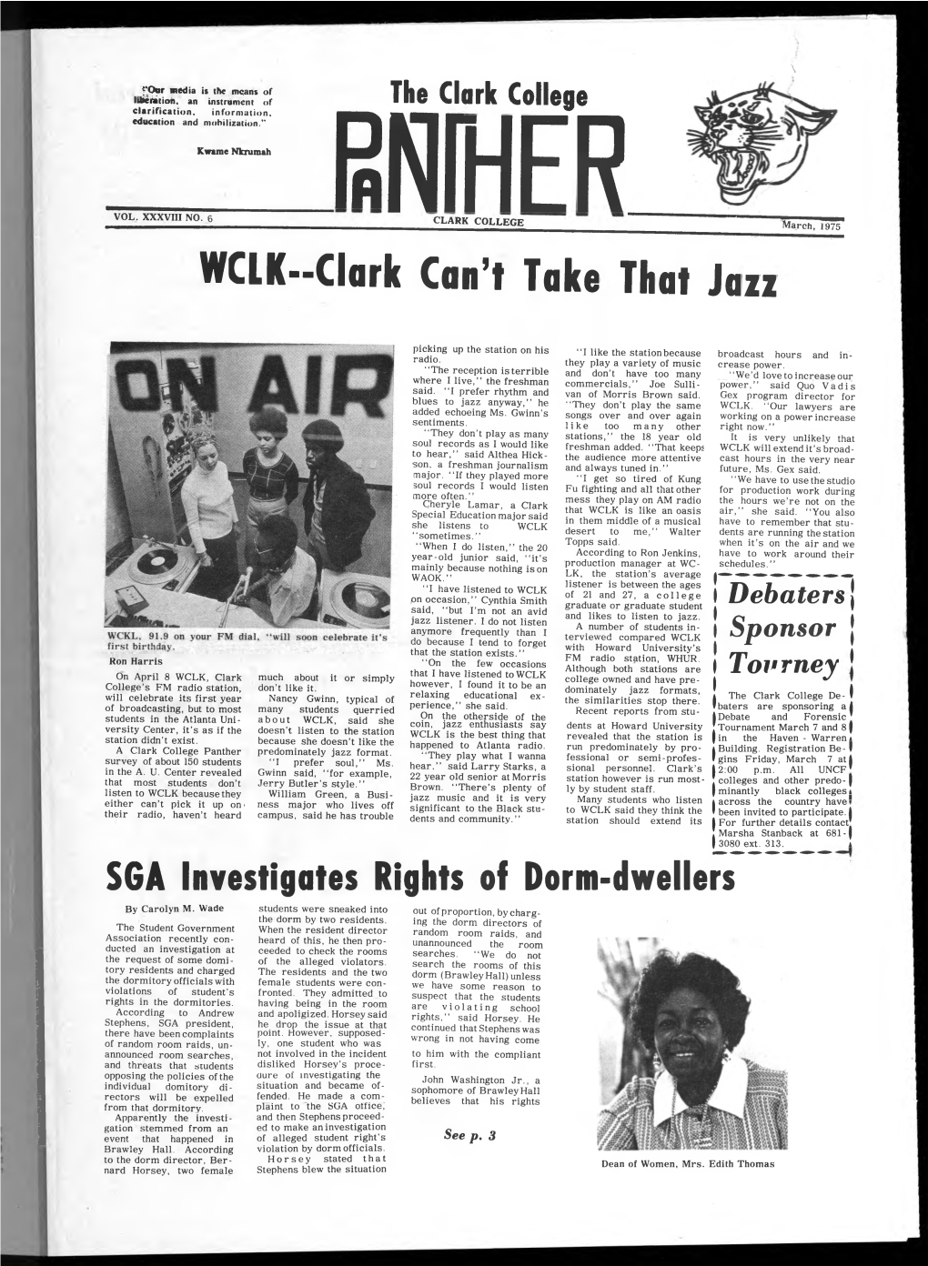 WCLK--Clark Can’T Take That Jazz